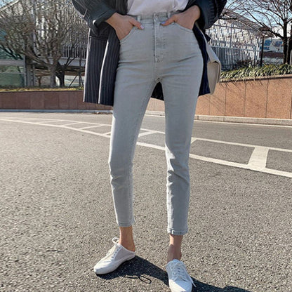 Women Slim Pencil High Waist Pants