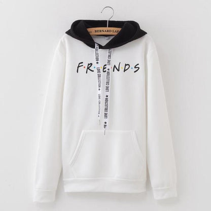 Women Fashion Letter FRIENDS Printed Hoodie