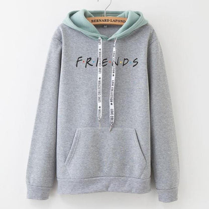 Women Fashion Letter FRIENDS Printed Hoodie