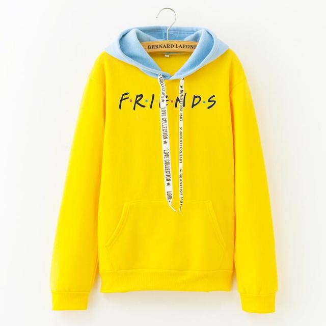 Women Fashion Letter FRIENDS Printed Hoodie
