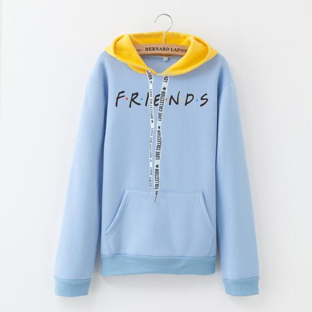 Women Fashion Letter FRIENDS Printed Hoodie