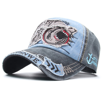 Brand Men Baseball Women Shark Snapback Hat