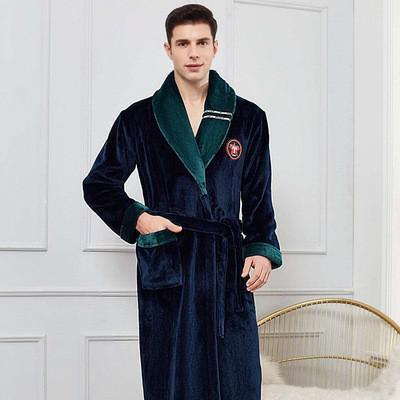 Men Fleece Women Warm + Belt House Robe
