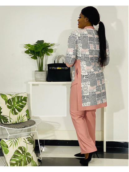 Women 2 Piece Loose Pant Set