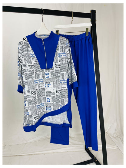 Women 2 Piece Loose Pant Set