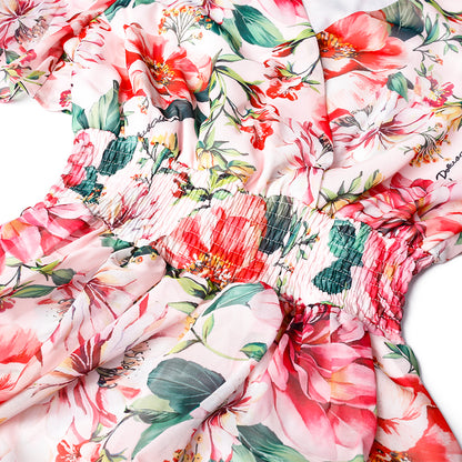 Women Boho Floral Dress