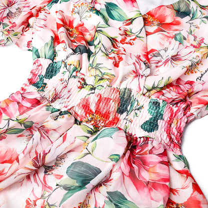 Women Boho Floral Dress