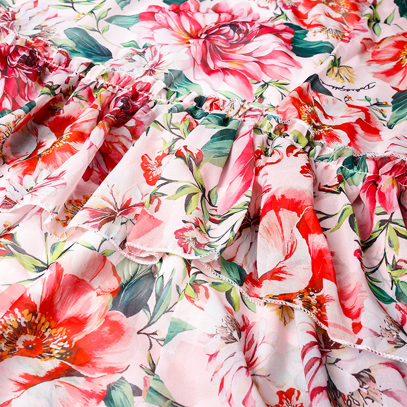 Women Boho Floral Dress