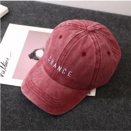 Women Men Washed Cotton Baseball Casual Snapback Cap