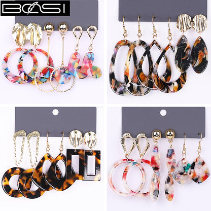 Women Fashion Drop Set Earrings