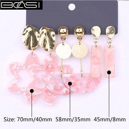 Women Fashion Drop Set Earrings