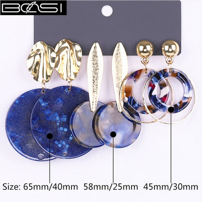 Women Fashion Drop Set Earrings