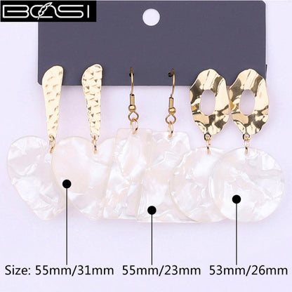 Women Fashion Drop Set Earrings
