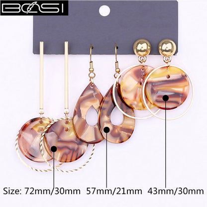 Women Fashion Drop Set Earrings