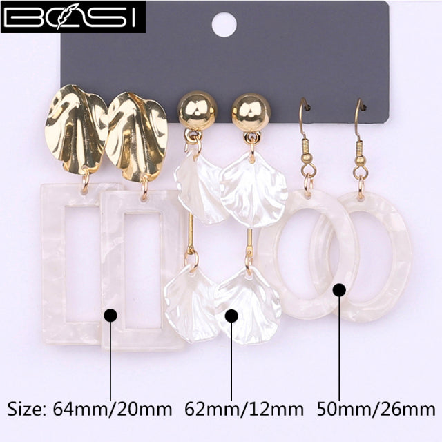 Women Fashion Drop Set Earrings