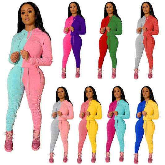 Women Jogger Sport Two Piece Set