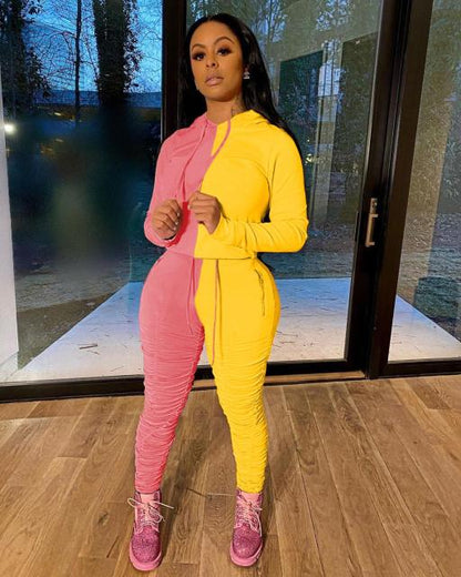 Women Jogger Sport Two Piece Set