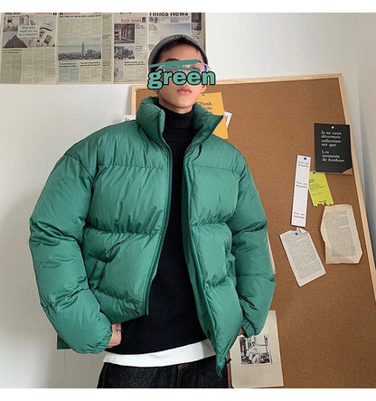 Colorful Bubble Men Winter Jacket
