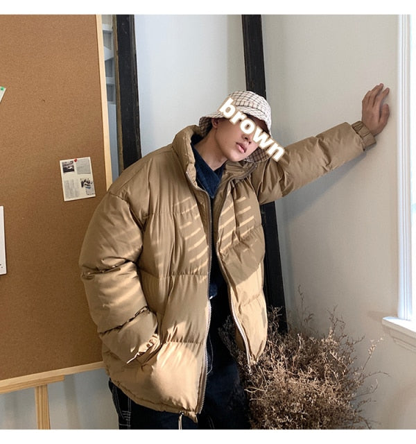 Colorful Bubble Men Winter Jacket