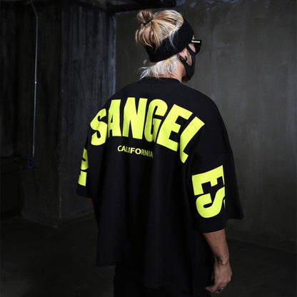 Men Oversized Casual Sports Top