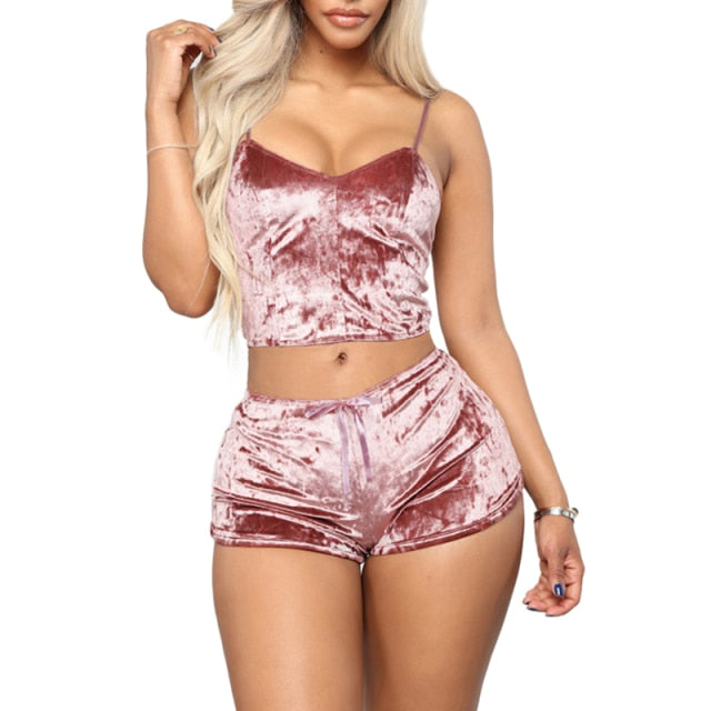 Women Cute 2 Piece Sleepwear Set