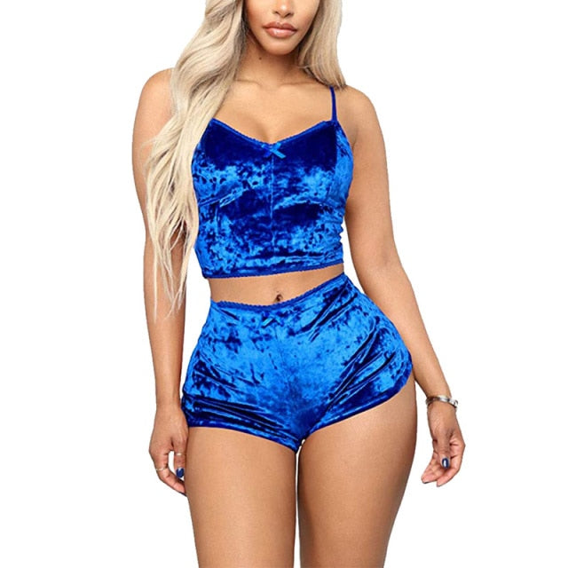 Women Cute 2 Piece Sleepwear Set