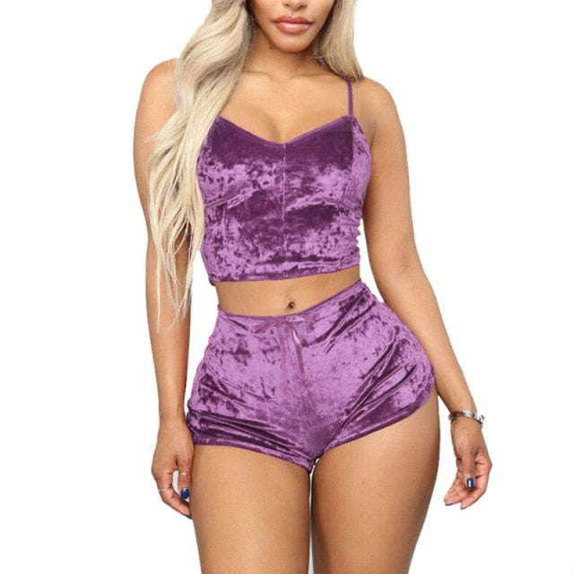 Women Cute 2 Piece Sleepwear Set