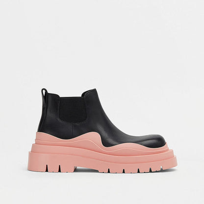 Women Chunky Heel Ankle Boots