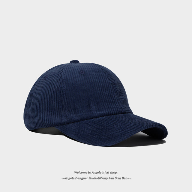 Women Cap Corduroy Cute Embroidery Cotton Snapback Fashion Cap