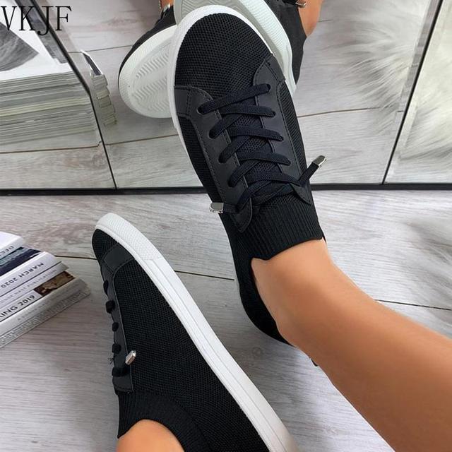 Women Breathable Light Comfort Solid Color Soft Flat Shoes