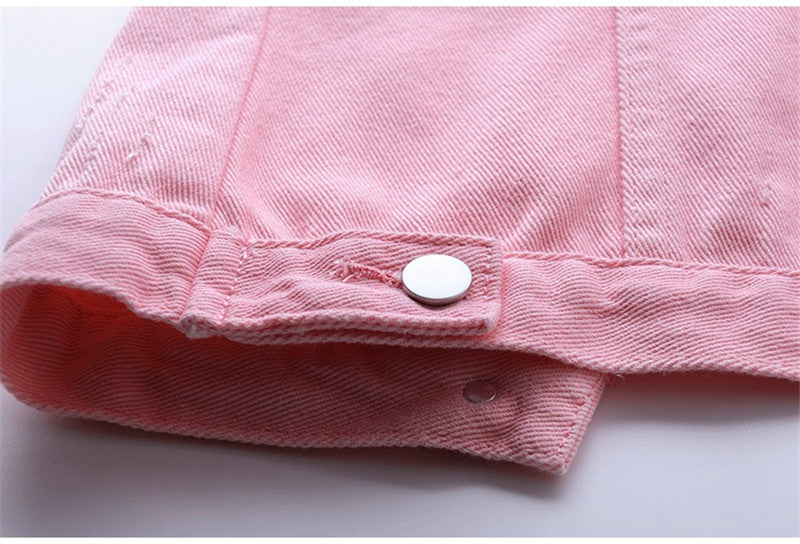 Women Sleeveless Denim Vest Jacket