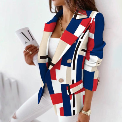 Women Long Sleeve Casual Slim Blazer