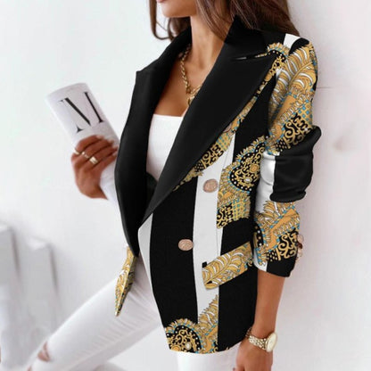 Women Long Sleeve Casual Slim Blazer