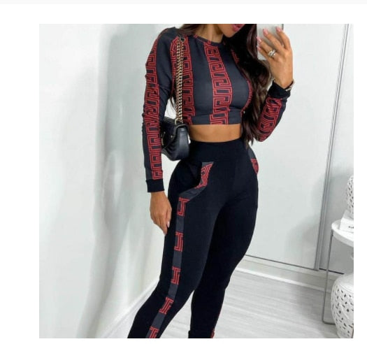 Women Stylish Print Blouse & Pant Sets