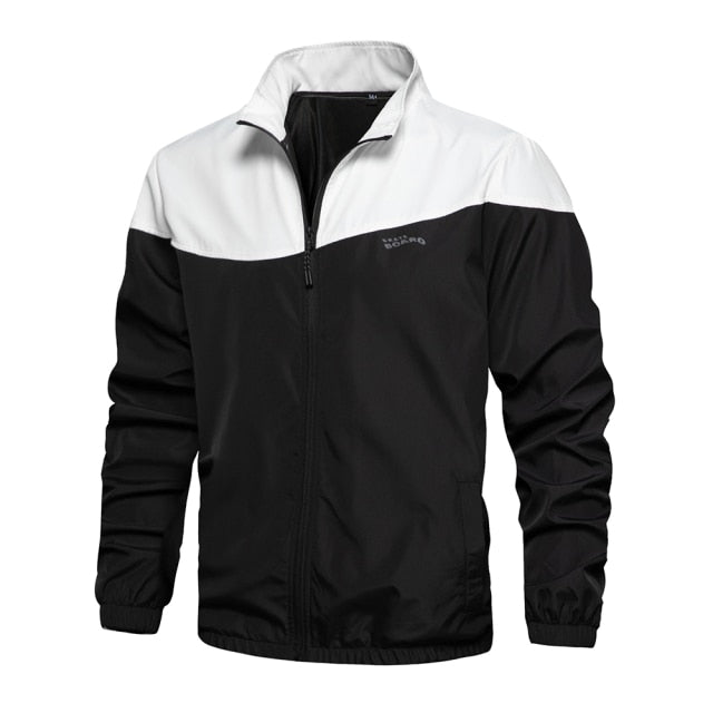 Men Fashion Windbreaker Bomber Jacket