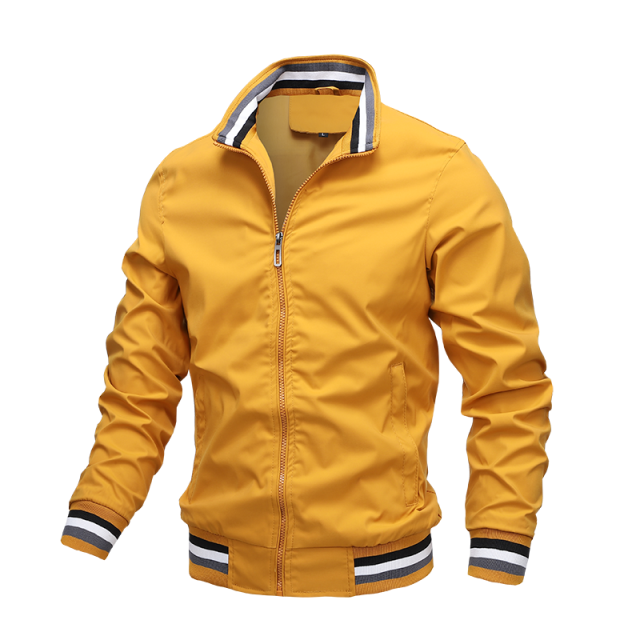Men Fashion Windbreaker Bomber Jacket