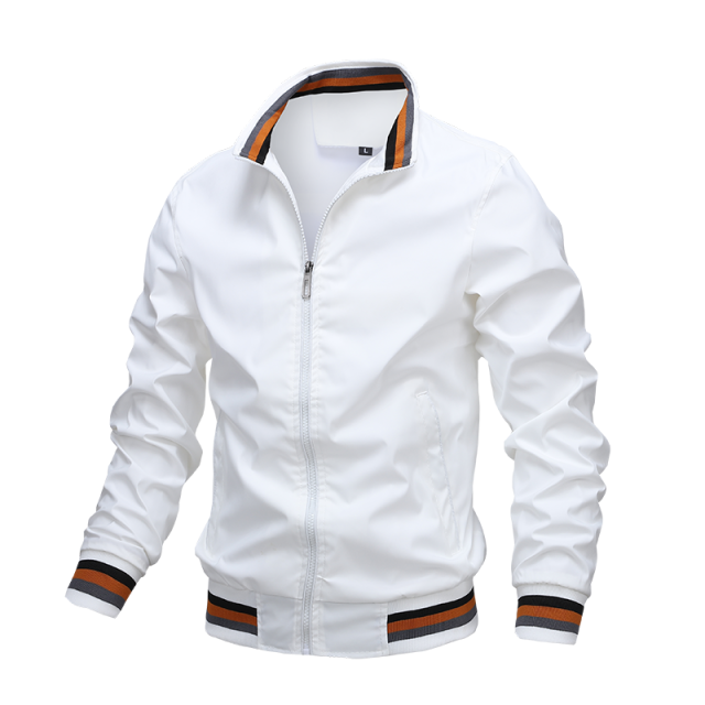 Men Fashion Windbreaker Bomber Jacket