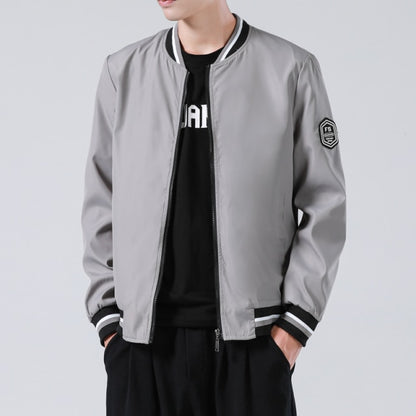 Men Fashion Windbreaker Bomber Jacket