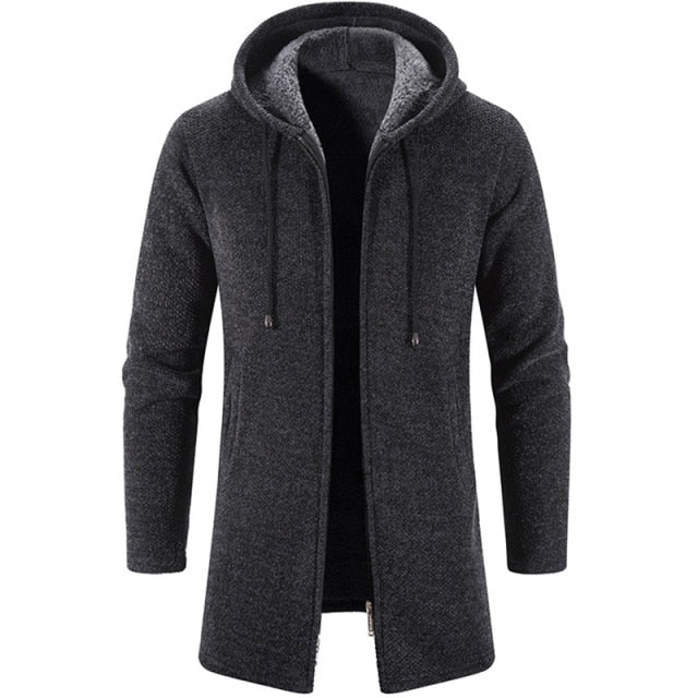Men Warm Sweater Coat