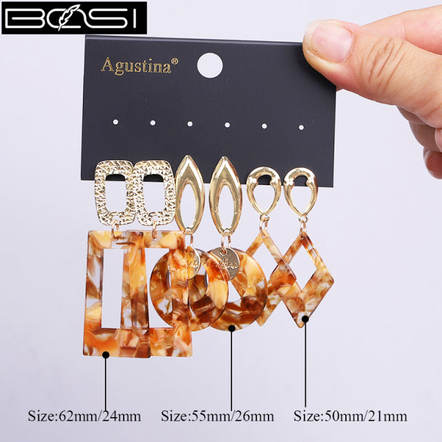 Women Fashion Drop Set Earrings