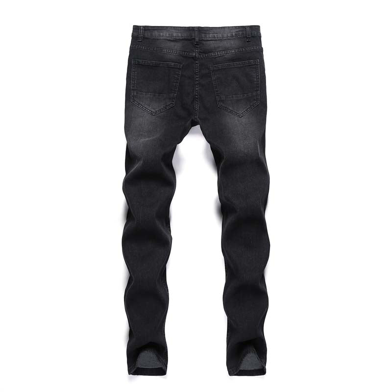 Fashion Men Skinny Slim Fit Denim Ripped Jeans