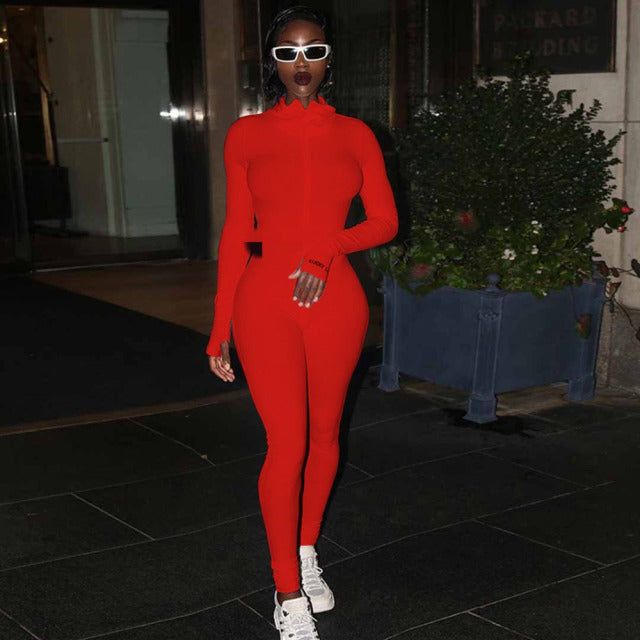 Women Knitted Sexy Bodycon Jumpsuit