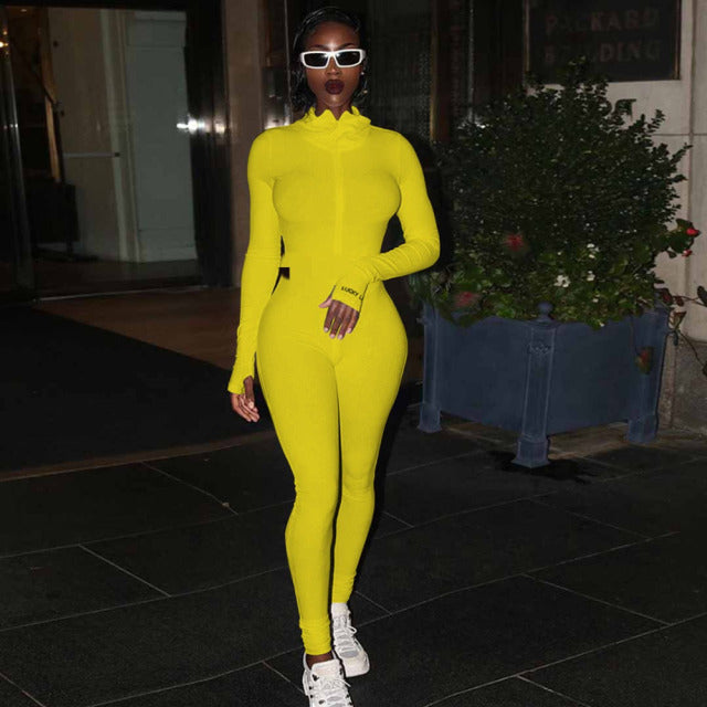 Women Knitted Sexy Bodycon Jumpsuit