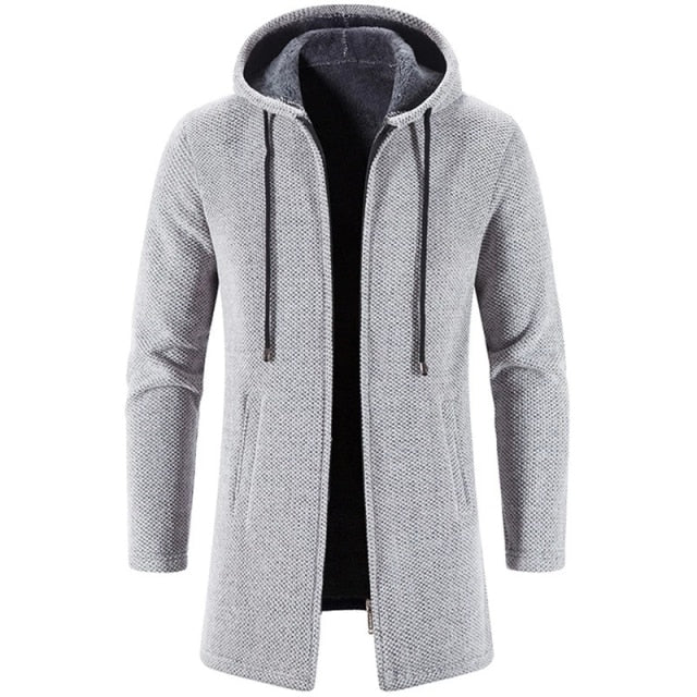 Men Warm Sweater Coat