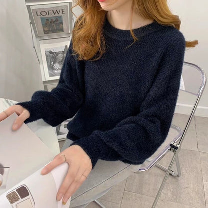 Women Soft Loose Knitted Cashmere Sweaters