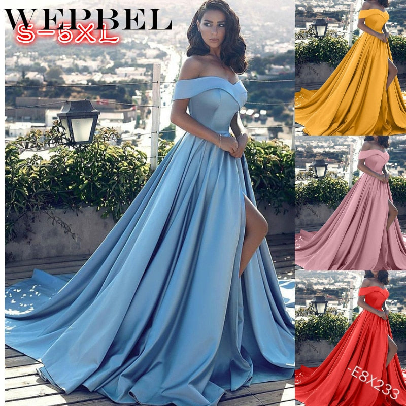 Women Elegant Party Evening Maxi Dress