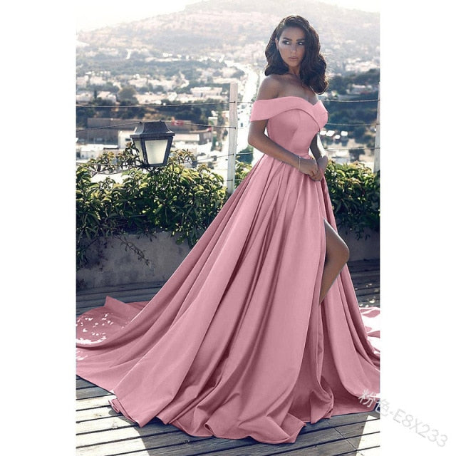 Women Elegant Party Evening Maxi Dress