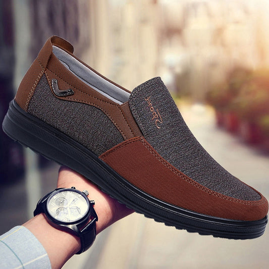 Men Classic Breathable Walking Flat Shoes
