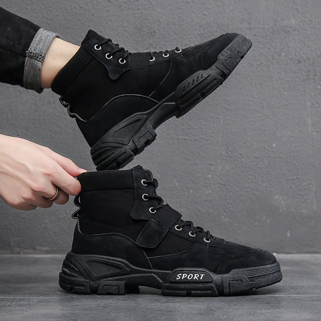 New High Top Work Ankle Boots