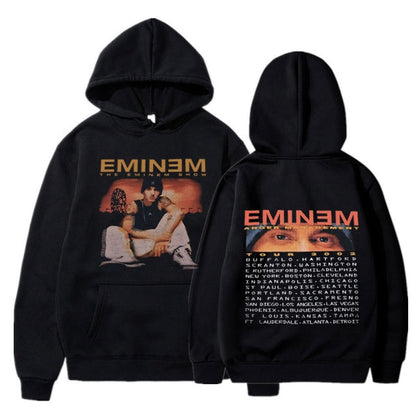 Eminem Tour 2002 Vintage  Long Sleeve Unisex Pullover Hoodie
